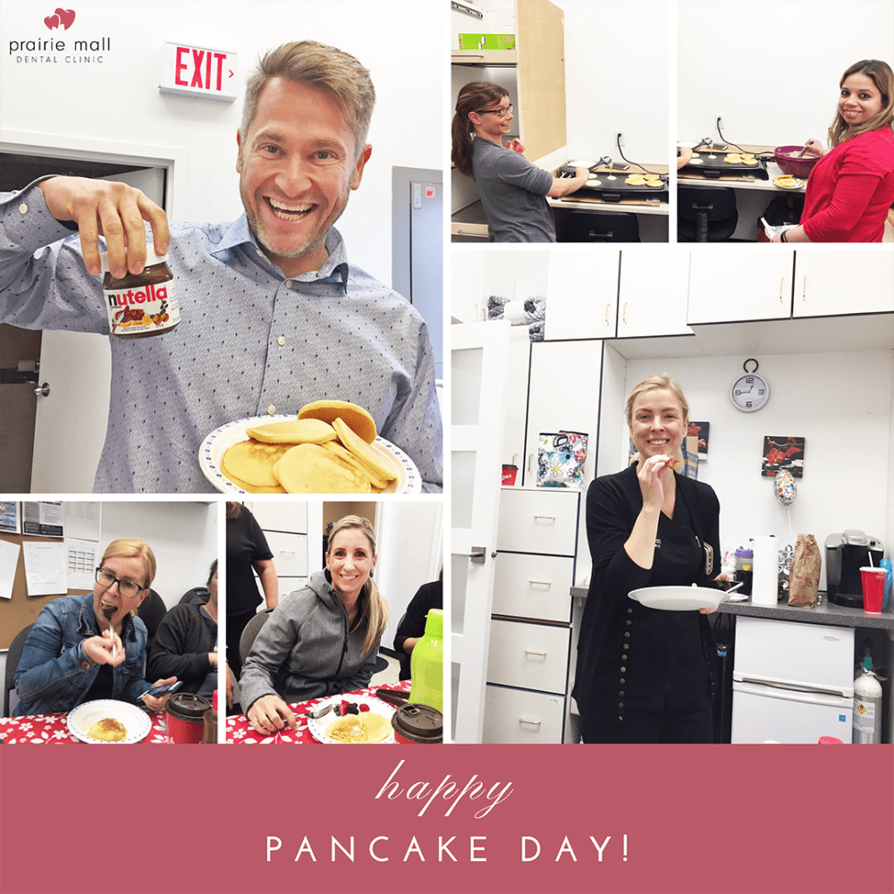 Pancake Day at Prairie Mall Dental Clinic